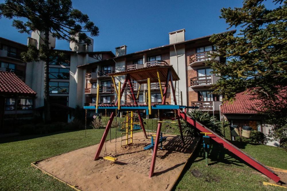 Flat No Residencial Pousada Serrano Centro Gramado Exteriér fotografie